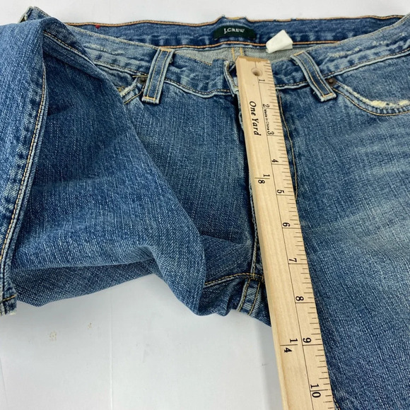 J. Crew Women's Petite 0 Cropped Jeans Medium Wash - Picture 3 of 9